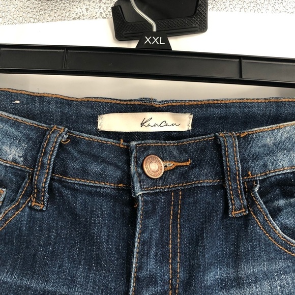 KANCAN Skinny Stretch Jeans Ripped Distressed 24 Women vbk1257r Stretch Denim - Picture 4 of 8